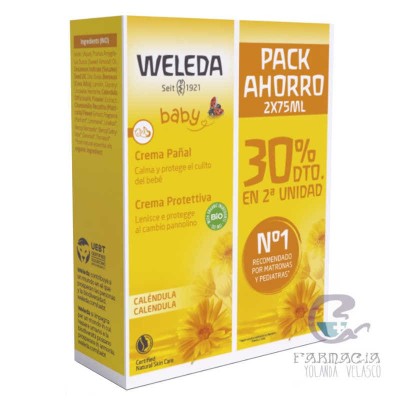 Crema para Cambio de Pañal Caléndula Weleda Tubo 75 ml 