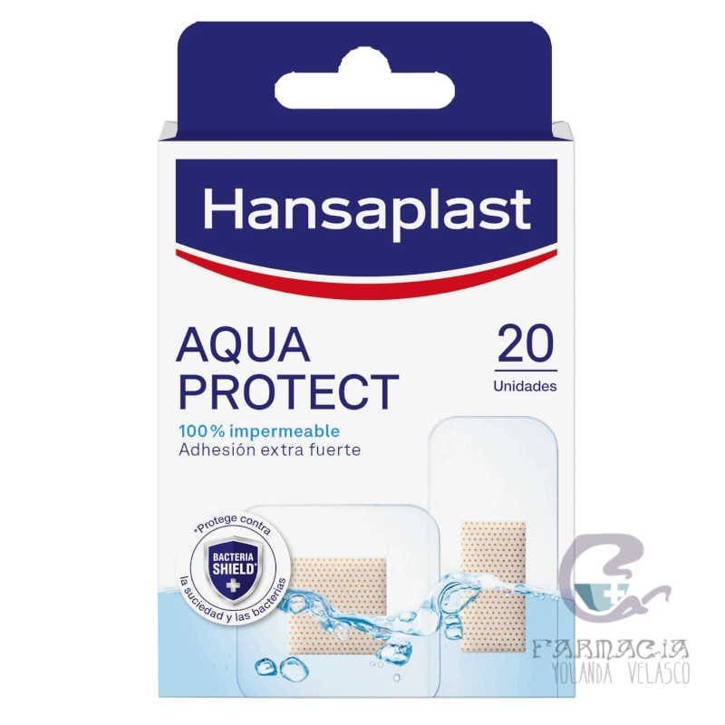 Hansaplast Aqua Protect Apósito Adhesivo Surtido 20 Apósitos