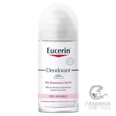 Eucerin Desodorante 0% Aluminio Roll-On 50 ml