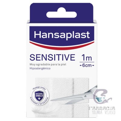 Hansaplast Sensitive Apósito Adhesivo Tira 1 m x 6 cm