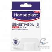 Hansaplast Med Sensitive XL Apósito Estéril 5 Apósitos 6x7 cm