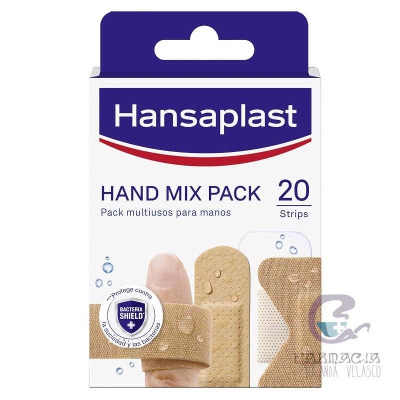 Hansaplast Hand Mix Apósito Adhesivo Pack 20 Unidades