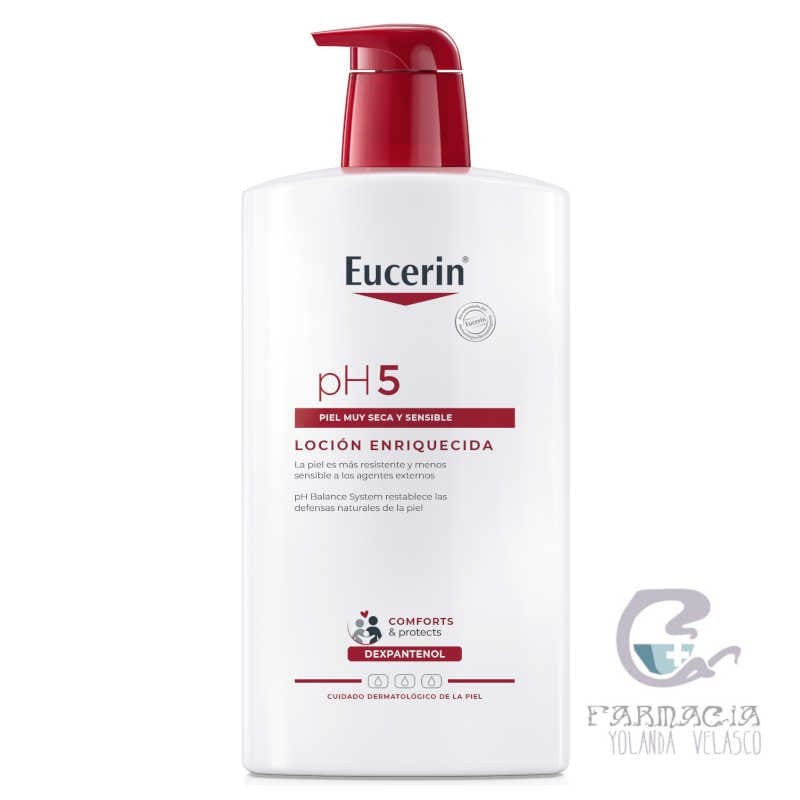 Eucerin Loción Enriquecida Piel Sensible pH-5 1 l