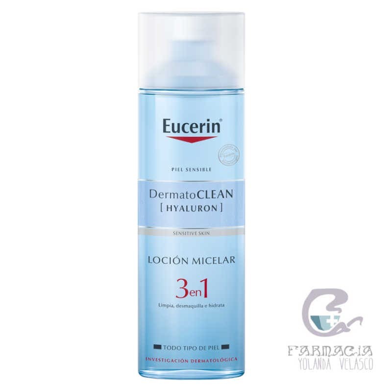 Eucerin Dermatoclean 3 en 1 Solución Micelar Limpiador 400 ml