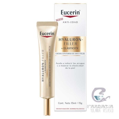 Eucerin Hyaluron Filler+ Elasticity FPS 15 Contorno de Ojos 15 ml
