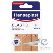 Hansaplast Elastic Apósito Adhesivo Tira 1m x 6 Cm