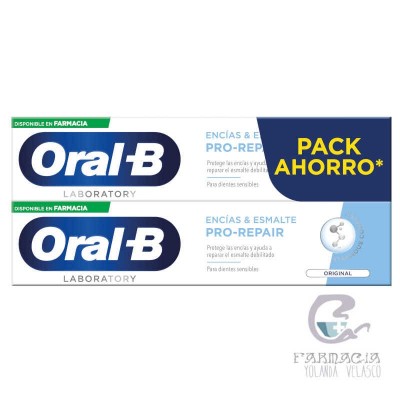 Oral-B Pasta Encías & Esmalte Repair Original 2x75 ml