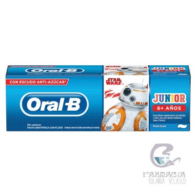 Oral-B Pasta Junior Star Wars +6 Años 75 ml