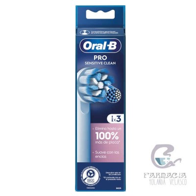 Oral-B Recambio Sensitive Clean 3 Unidades