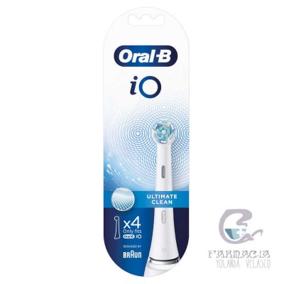 Oral-B IO Ultimate Clean Cabezales Recambio 4 Unidades