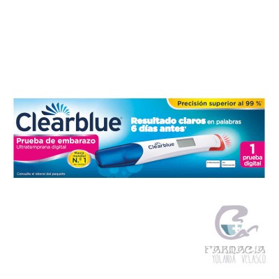 Clearblue Test embarazo Ultratemprana Digital 1 Unidad