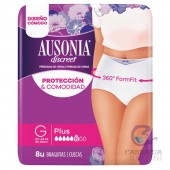 Ausonia Discreet Pants Plus Talla Grande 8 Unidades