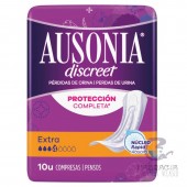 Absorb Inc Orina Muy Ligera Ausonia Discreet Extra 10 Unidades