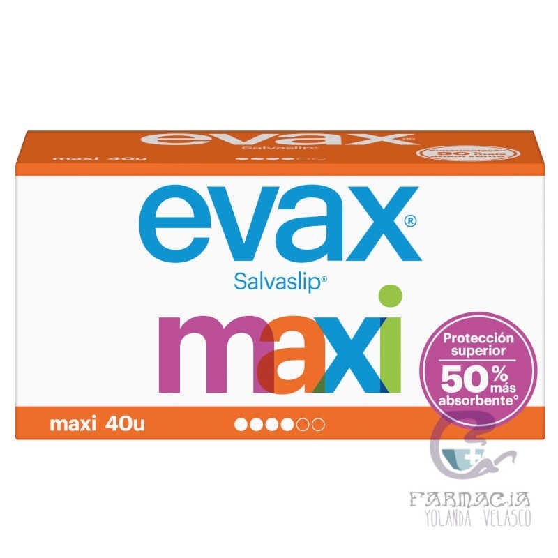 Protectores Evax Cottonlike Protege Slip Maxi 40 Protege Slip