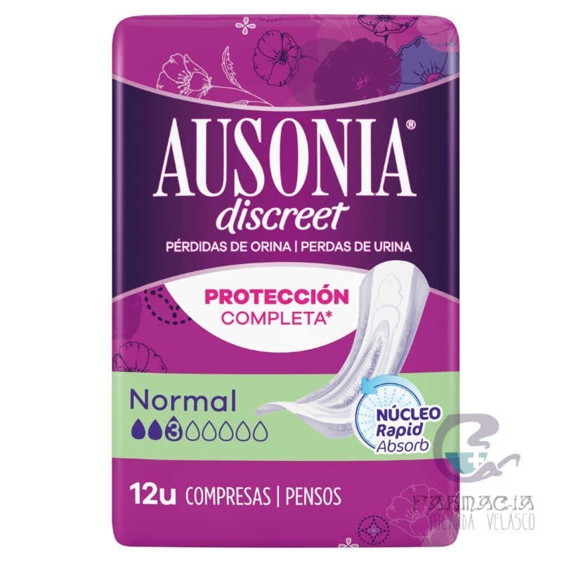 Ausonia Discreet Normal 12 Unidades
