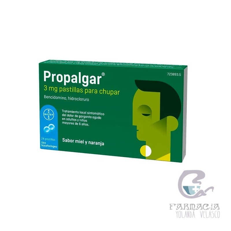 Propalgar 3 mg 24 Pastillas Para Chupar