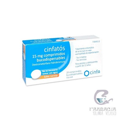 Cinfatos 15 mg 20 Comprimidos Bucodispersables