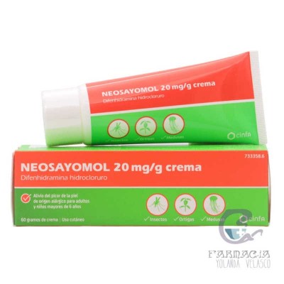 Neosayomol 20 mg/g Crema 1 Tubo 60 gr
