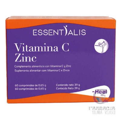 Essentialis Heel Vitamina C + Zinc 60 Comprimidos
