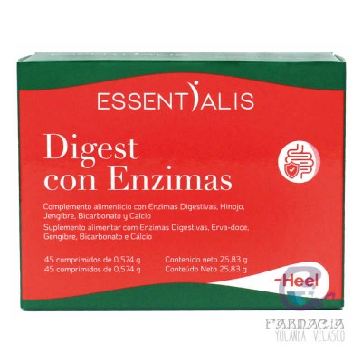 Essentialis Heel Digest con Enzimas 45 Comprimidos