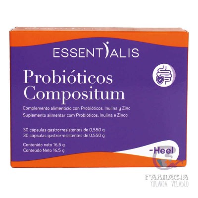Essentialis Heel Probióticos Compositum 30 Cápsulas