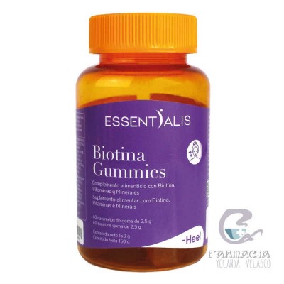Essentialis Heel Biotina Gummies 60 Unidades