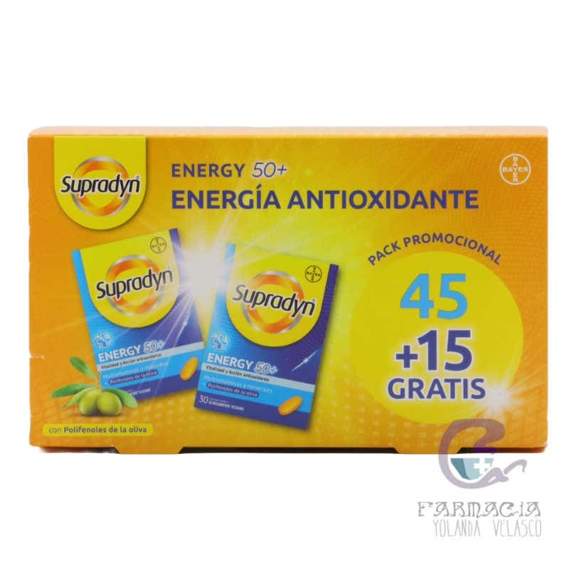 Supradyn Energy 50+ 45+15 Comprimidos