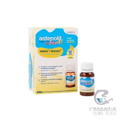 Astenolit Infantil 12 Viales 10 ml