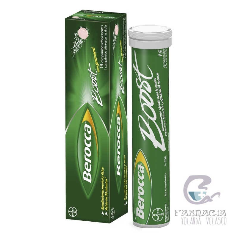 Berocca Boost Comprimidos Efervescentes 15 Comprimidos