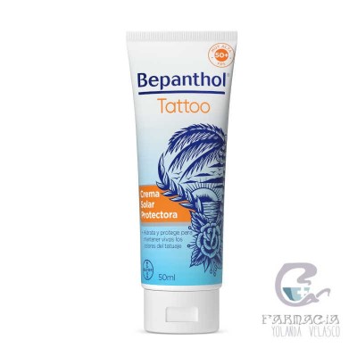 Bepanthol Tattoo Crema Solar Protectora SPF50+ 50 ml