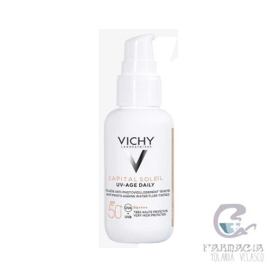 Vichy Capital Soleil UV Age Daily SPF50+ 40 ml Color Tono Claro