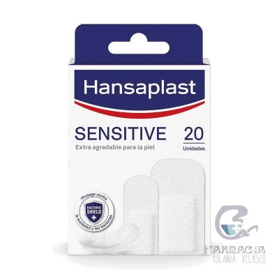 Hansaplast Sensitive Apósito Adhesivo 2 Tamaños 20 Apósitos