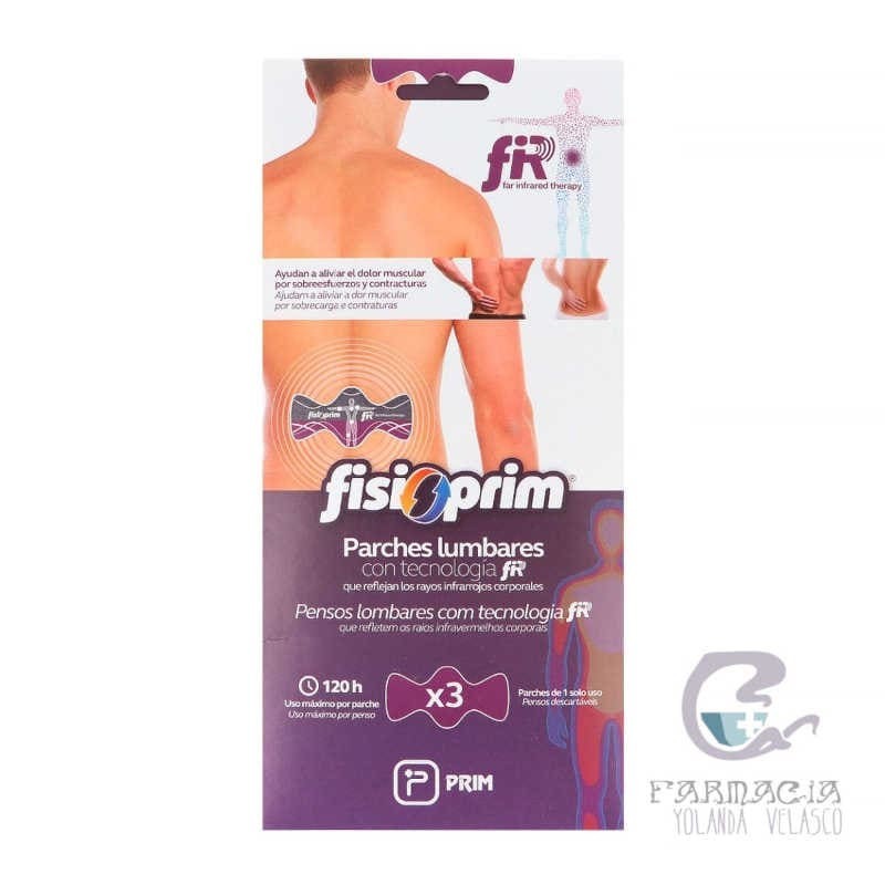 Fisioprim Parches Lumbares 3 Parches