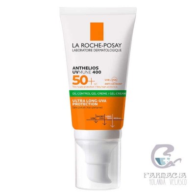 La Roche Posay Anthelios Oil Control Gel Creme UV Mune 400 SPF 50+ 50 ml Color