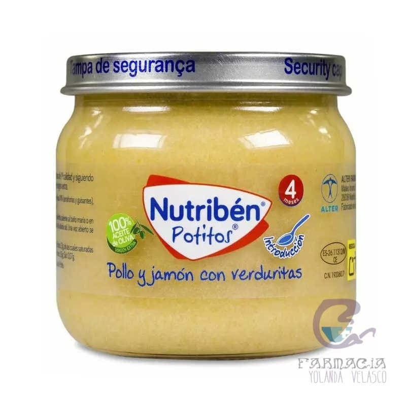 Nutriben Potito Inicio a la Carne Pollo y Jamón Con Verduritas 120 gr