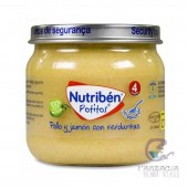 Nutriben Potito Inicio a la Carne Pollo y Jamón Con Verduritas 120 gr