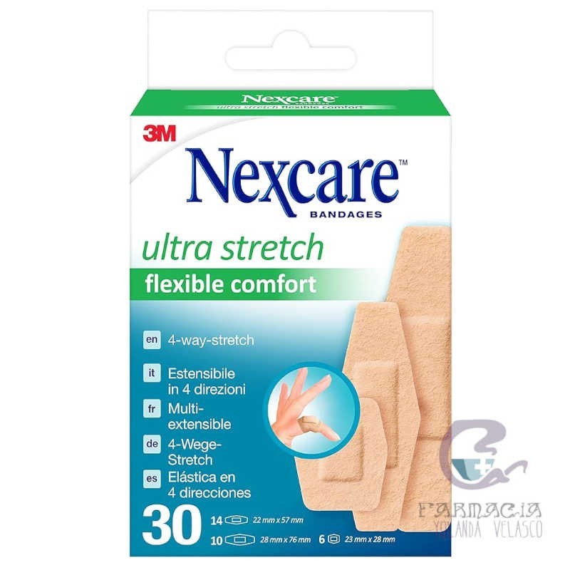 3M Nexcare Ultra Strech Flexible Comfort 30 Tiritas