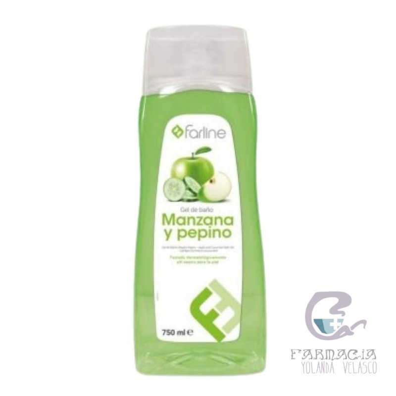 Farline Gel de Baño Manzana y Pepino 750 ml