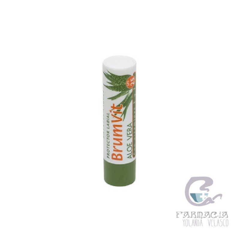 Protector Labial Brumvit SPF 25 1 Barra 4 gr Aloe Vera