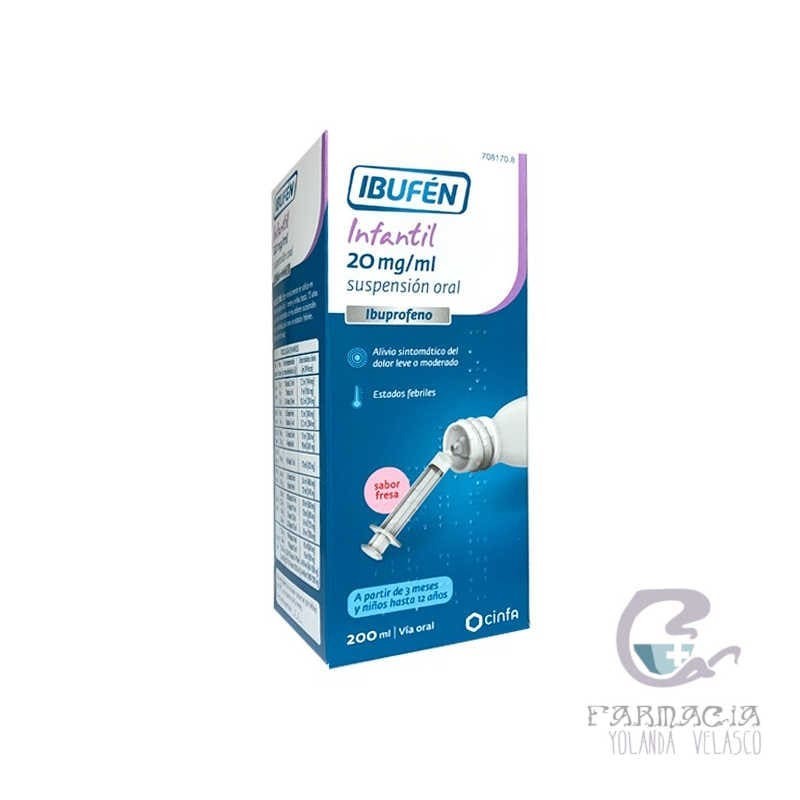Ibufen Infantil EFG 20 mg/ml Suspensión Oral 1 Frasco 200 ml