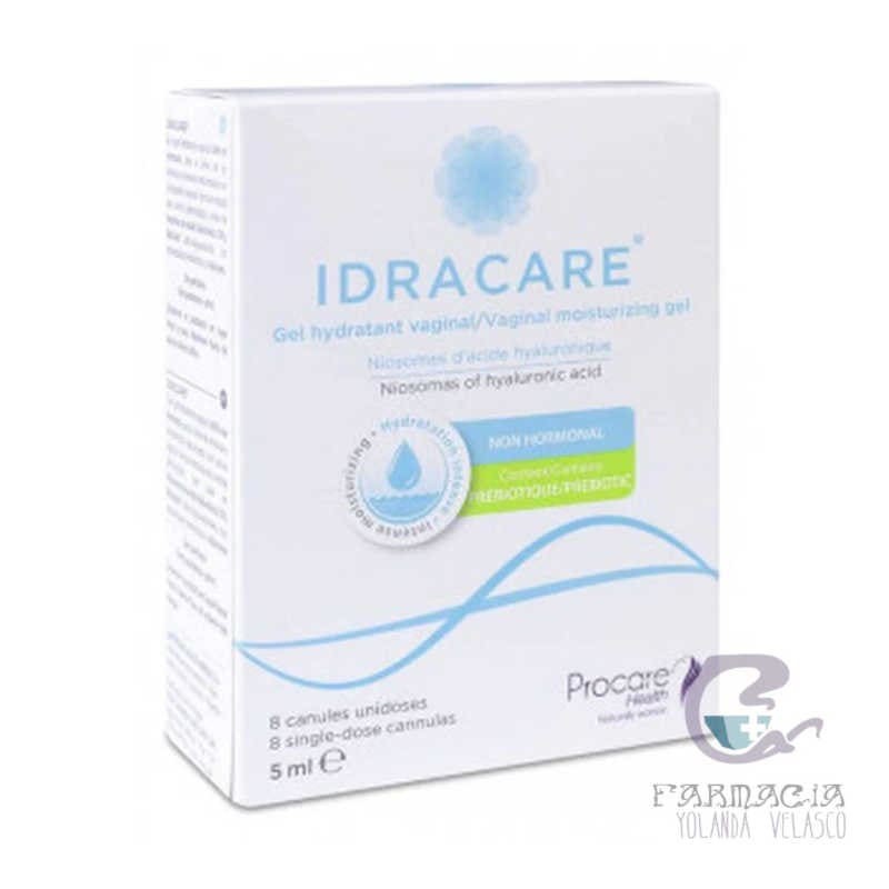 Idracare Gel Hidratante Vaginal 8 Cánulas Monodosis 5 ml