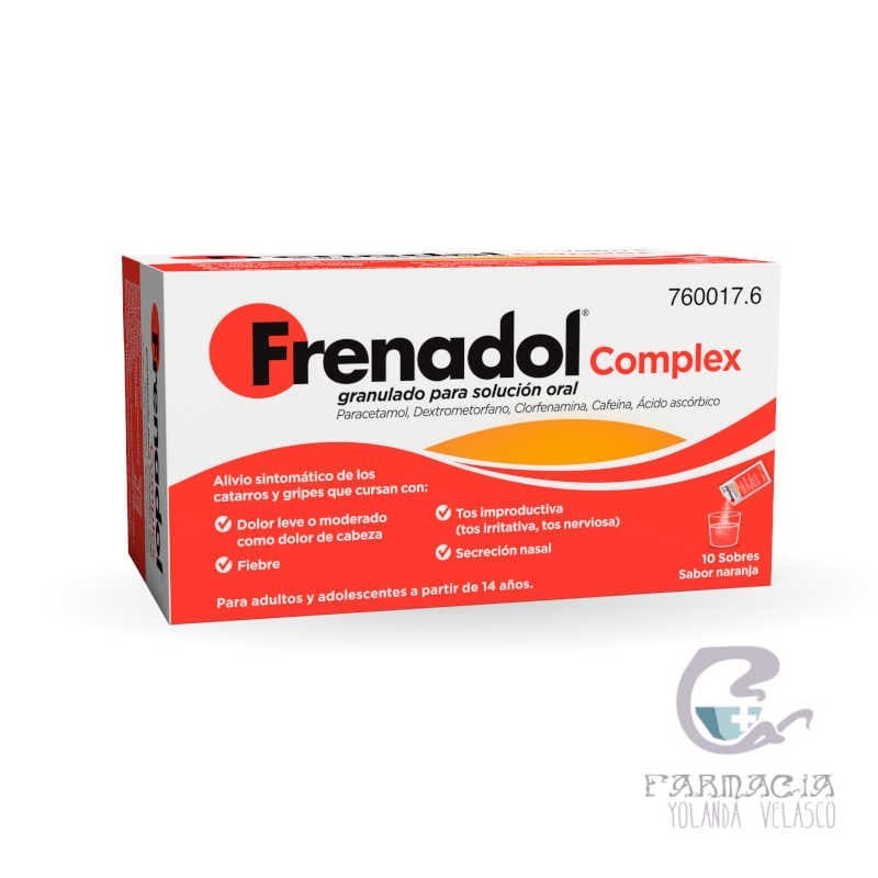 Frenadol Complex 10 Sobres Granulado Solución Oral