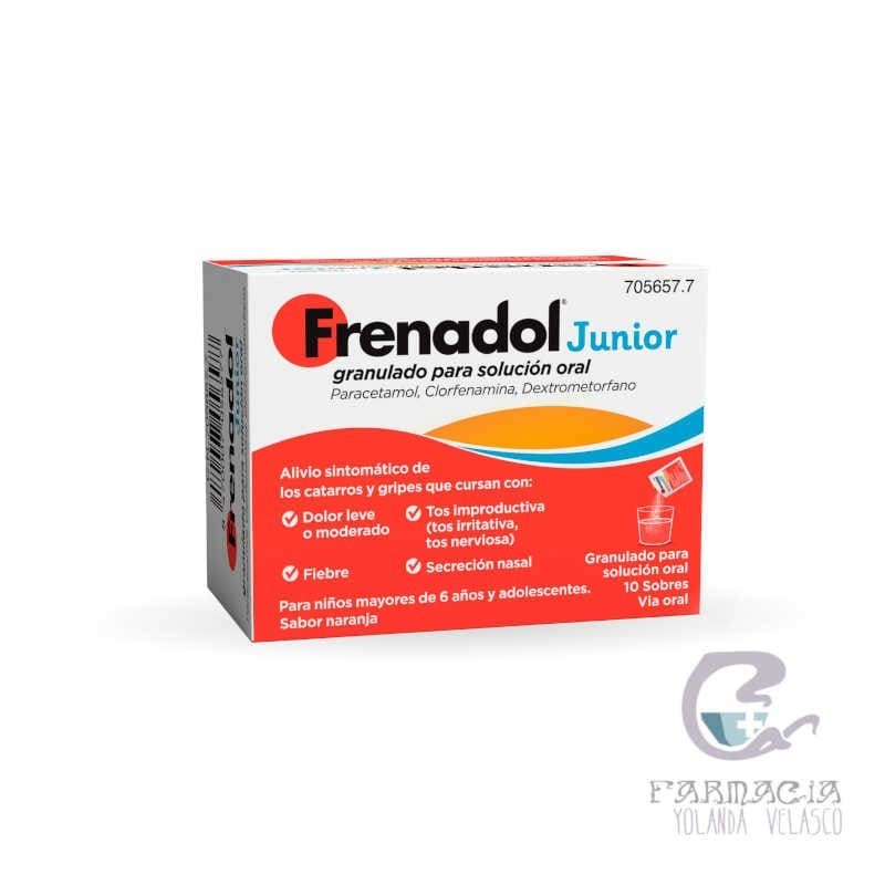 Frenadol Junior 10 Sobres Granulado Solución Oral