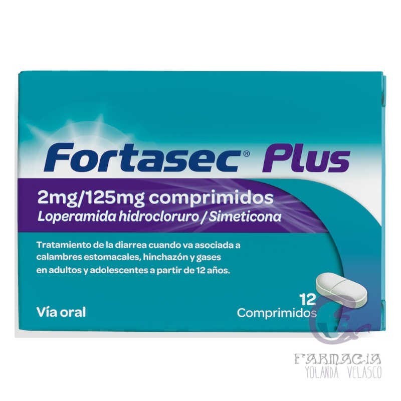 Fortasec Plus 2/125 mg 12 Comprimidos