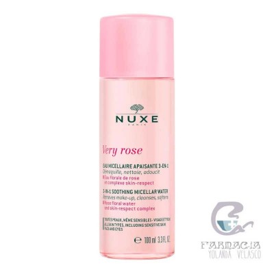 Nuxe Very Rose Agua Micelar Calmante 3 en 1 100 ml