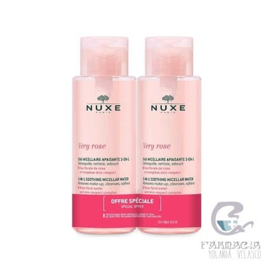 Nuxe Very Rose Agua Micelar Duplo 2x400 ml