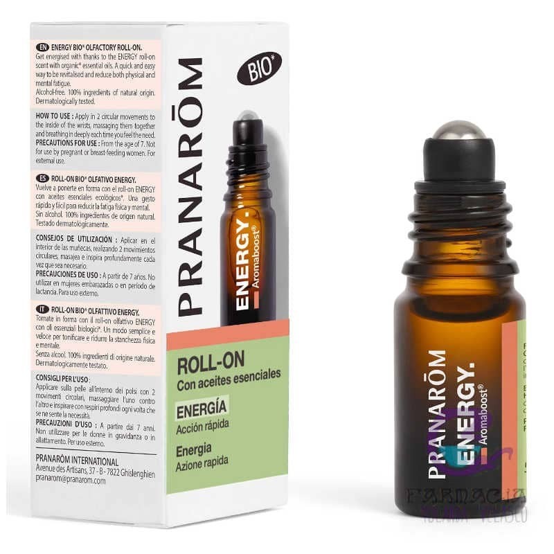 Pranarom Aromaboost Bio Roll-On Energía 5 ml