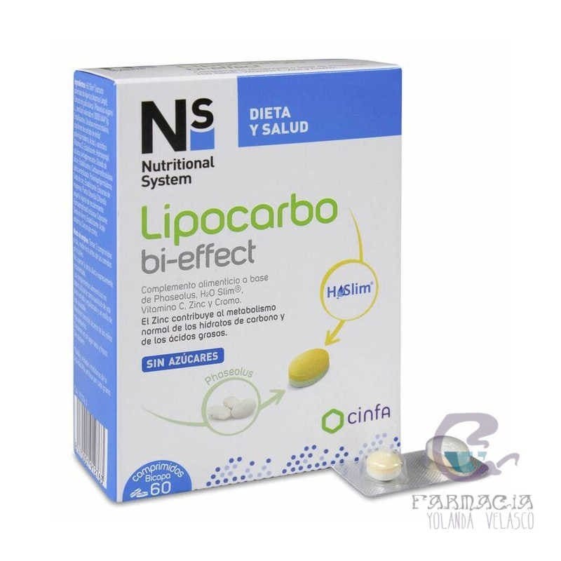 NS Lipocarbo Bi Effect 60 Comprimidos
