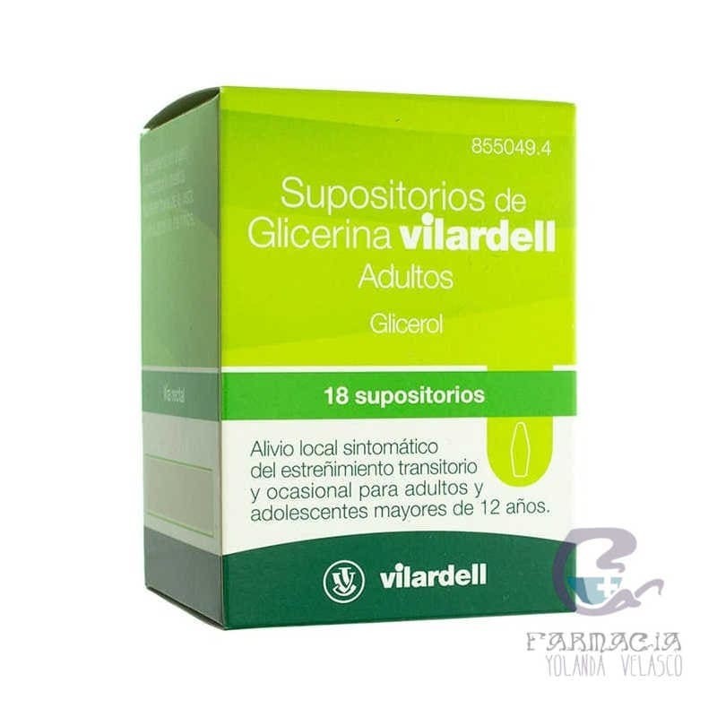 Supositorios de Glicerina Vilardell Adultos 3 gr 18 Supositorios
