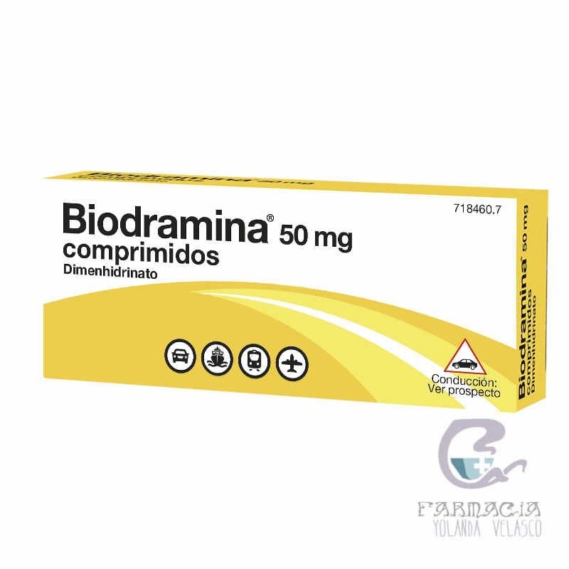Biodramina 50 mg 4 Comprimidos